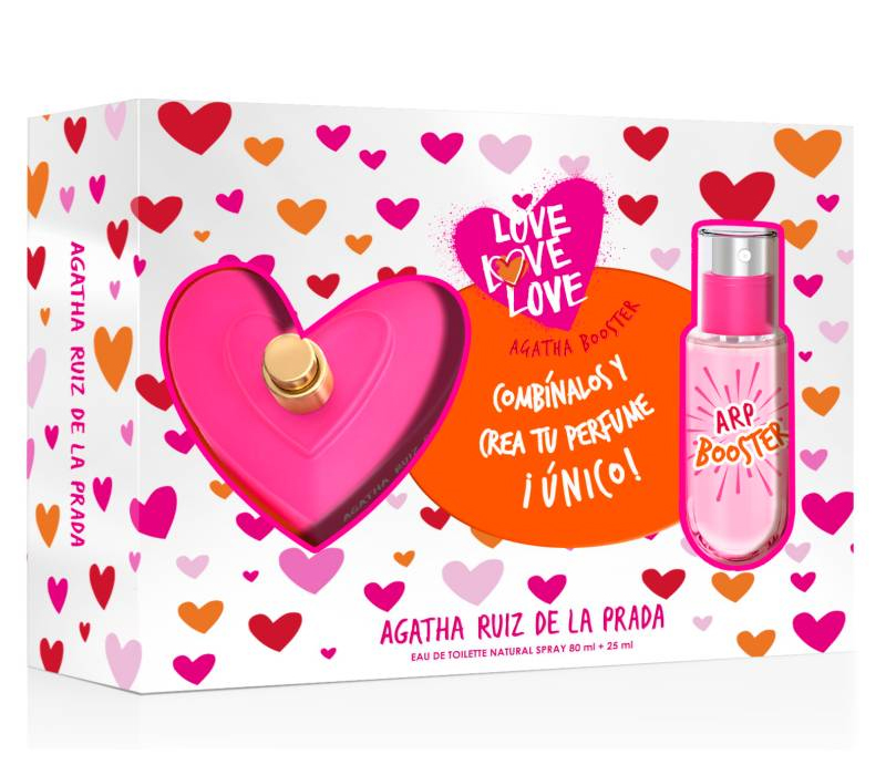AGATHA RUIZ DE LA PRADA COFRE LOVE LOVE LOVE X 80 ML.